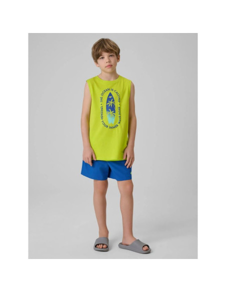 Spodenki plażowe boardshorty chłopięce 4f 4fjwss26ubdsm203-45s