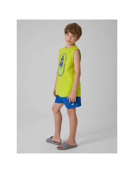 Spodenki plażowe boardshorty chłopięce 4f 4fjwss26ubdsm203-45s