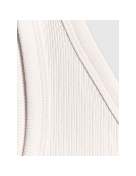 Top slim z prążkowanej dzianiny damsk 4f 4frss26tslef337-10s