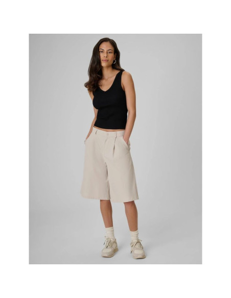 Top slim z prążkowanej dzianiny damsk 4f 4frss26tslef337-20s
