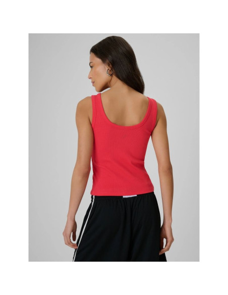 Top slim z prążkowanej dzianiny damsk 4f 4frss26tslef337-62s