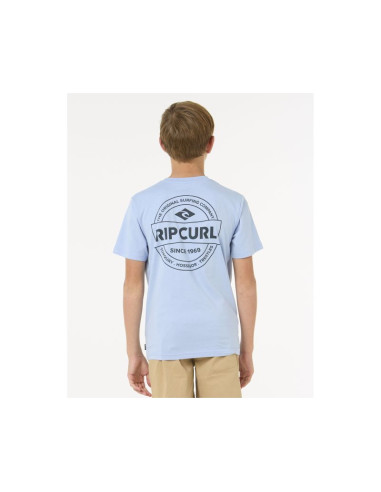 Koszulka dziecięca rip curl staple tee - boy niebieska