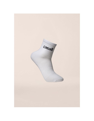 Legginsy treningowe damskie casall low-cut tube sock 2-pack kolor biały