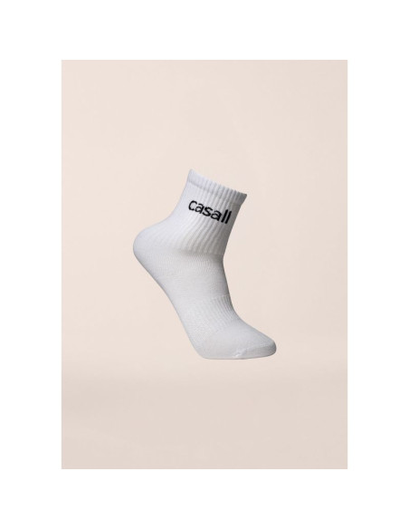 Legginsy treningowe damskie casall low-cut tube sock 2-pack kolor biały