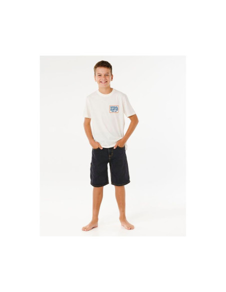 Koszulka chłopięca rip curl pacific rinse sunrise tee-boy biała