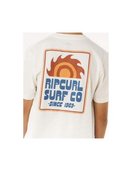 Koszulka chłopięca rip curl pacific rinse sunrise tee-boy biała