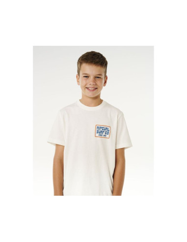 Koszulka chłopięca rip curl pacific rinse sunrise tee-boy biała