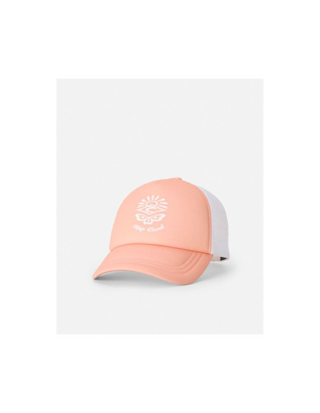 Czapka z daszkiem damska rip curl classic surf icon trucker pomarańczowa