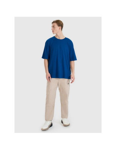 T-shirt oversize z modalem męski  4f 4frss25ttshm2731-46s