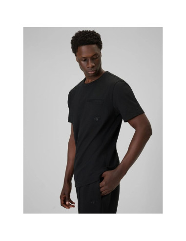 T-shirt regular gładki męski 4f 4frss26ttshm3637-20s