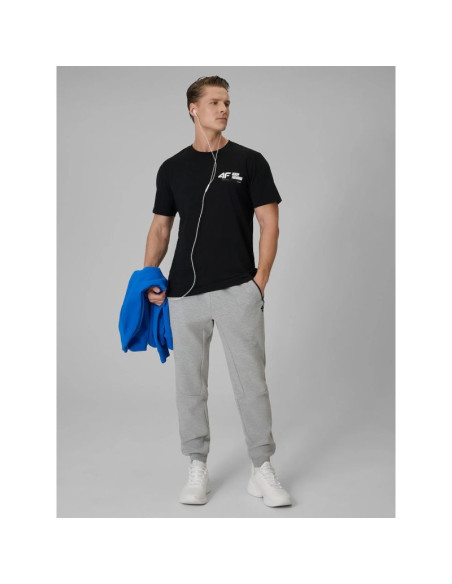 T-shirt regular gładki męski 4f 4frss26ttshm3992-20s