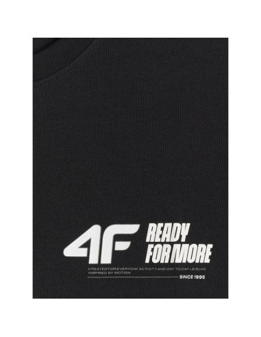 T-shirt regular gładki męski 4f 4frss26ttshm3992-20s