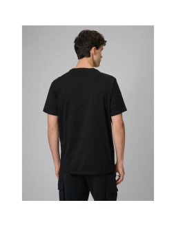 T-shirt regular z nadrukiem męski 4f 4frss26ttshm3810-20s 2