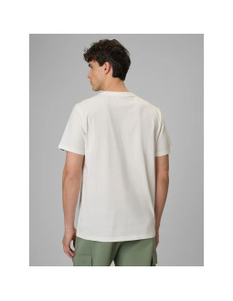T-shirt regular z nadrukiem męski 4f 4frss26ttshm3811-11s 2