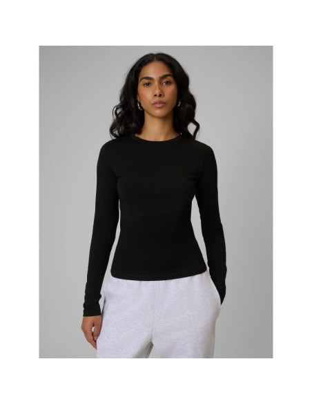 Longsleeve slim gładki damski 4f 4frss26tlonf658-20s