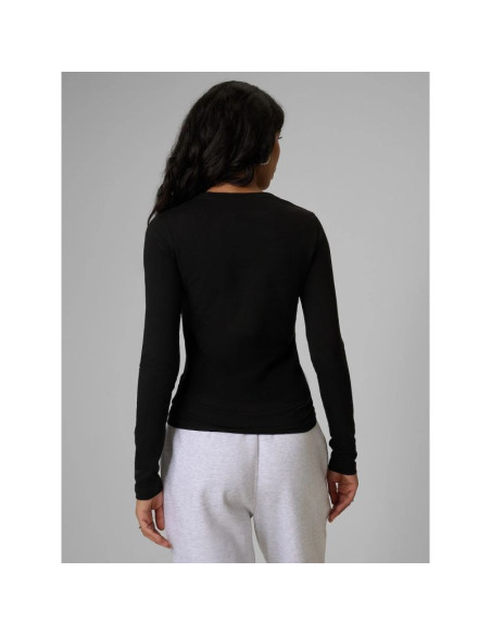 Longsleeve slim gładki damski 4f 4frss26tlonf658-20s