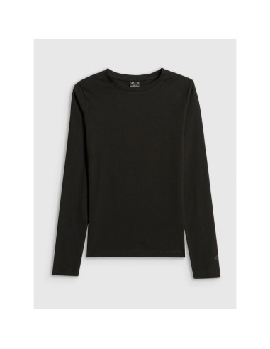 Longsleeve slim gładki damski 4f 4frss26tlonf658-20s