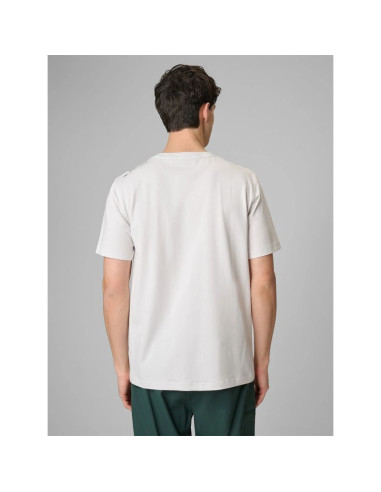 T-shirt regular z nadrukiem męski 4f 4frss26ttshm3814-11s