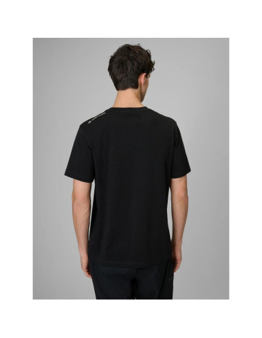 T-shirt regular z nadrukiem męski 4f 4frss26ttshm3814-20s
