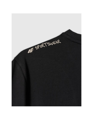 T-shirt regular z nadrukiem męski 4f 4frss26ttshm3814-20s