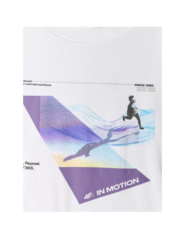 T-shirt męski 4f 4frss26ttshm3661-10s