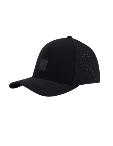 Czapka z daszkiem 4f u554 głęboka czerń 4fwss26acabu554 20s