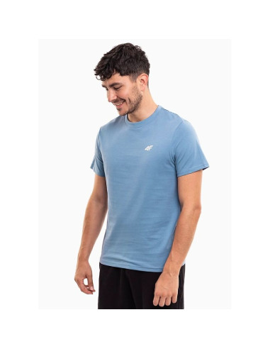 T-shirt bewełniany męski 4f 4fwss26ttshm4483-32s