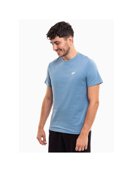 T-shirt bewełniany męski 4f 4fwss26ttshm4483-32s