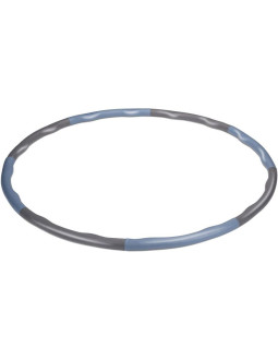 Hula hop z obciążeniem 95cm neoprenowy niebiesko-szary umbro