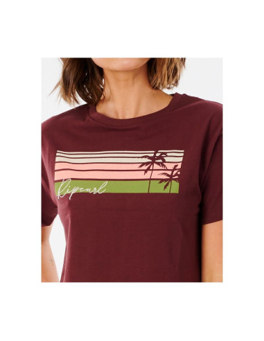 T-shirt rip curl tallows crop tee