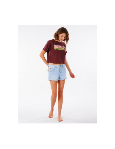 T-shirt rip curl tallows crop tee
