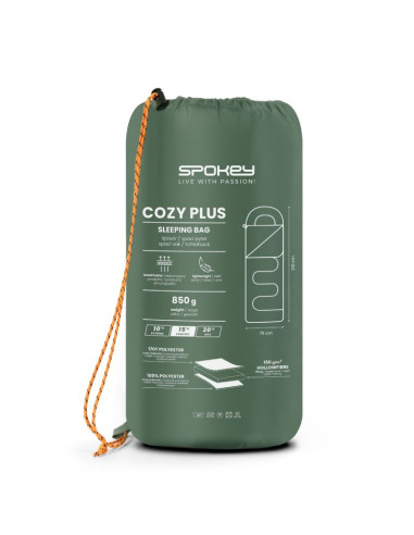Śpiwór wiosenno-letni typu koperta spokey cozy plus