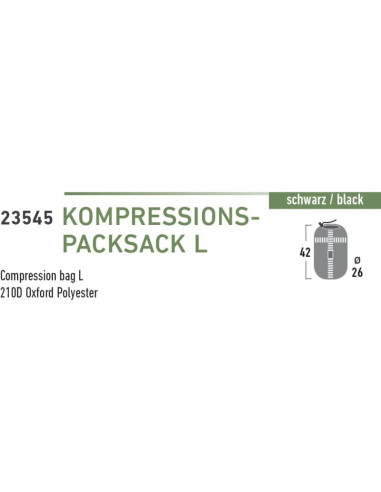 Worek kompresyjny high peak (42x26cm) roz l 23545