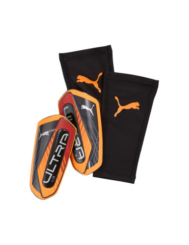 Ochraniacze piłkarskie puma ultra light sleeve heat fire pomarańczowe 30989 05