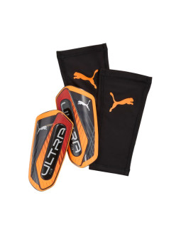 Ochraniacze piłkarskie puma ultra light sleeve heat fire pomarańczowe 30989 05 2