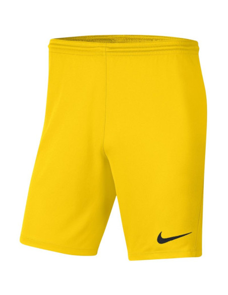 Spodenki męskie nike dry park iii nb k żółte bv6855 718