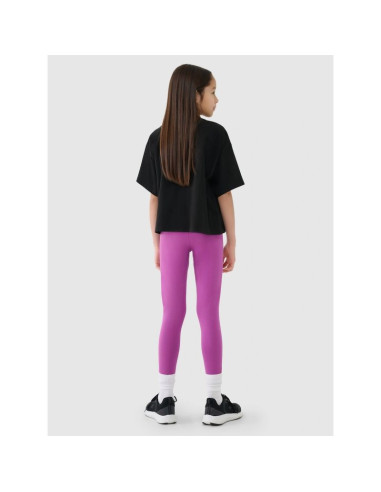 Legginsy dzianinowe dziewczęce 4f 4fjwmm00ttigf178-51s
