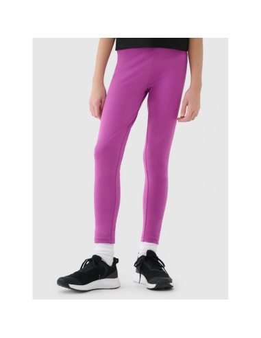 Legginsy dzianinowe dziewczęce 4f 4fjwmm00ttigf178-51s