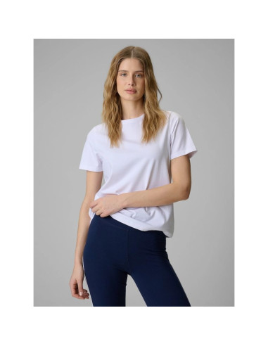 T-shirt regular gładki damski 4f 4frmm00ttshf3617-10s