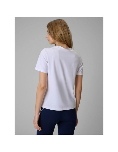 T-shirt regular gładki damski 4f 4frmm00ttshf3617-10s