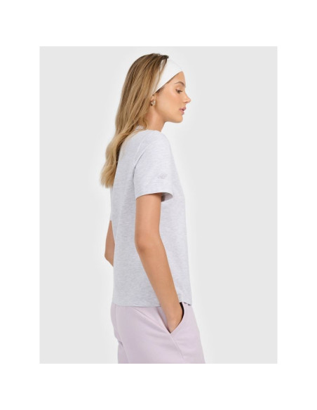 T-shirt regular gładki damski 4f 4frmm00ttshf3617-27m