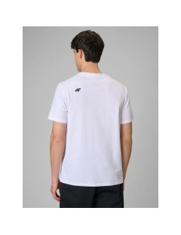 T-shirt regular gładki męski 4f 4frmm00ttshm4192-10s 2