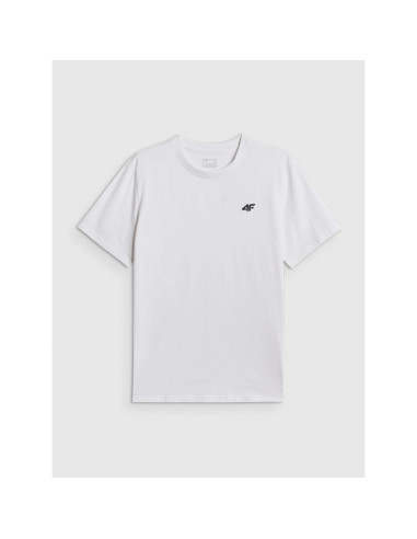 T-shirt regular gładki męski 4f 4frmm00ttshm4192-10s