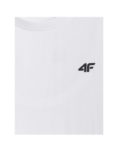 T-shirt regular gładki męski 4f 4frmm00ttshm4192-10s