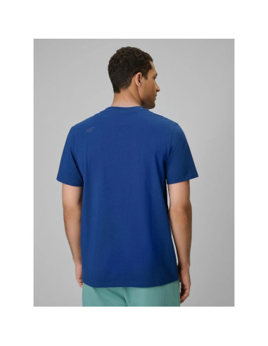 T-shirt regular gładki męski 4f 4frss26ttshm4261-30s