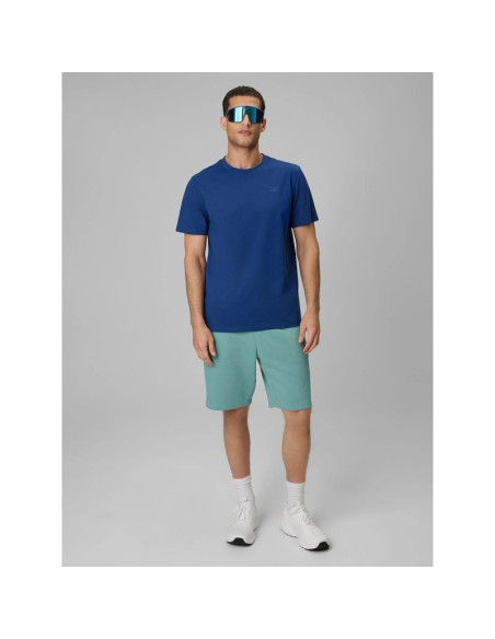 T-shirt regular gładki męski 4f 4frss26ttshm4261-30s