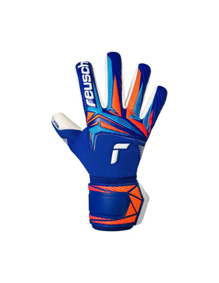 Rękawice bramkarskie reusch attrakt gold x nc niebieskie 5670955 4126
