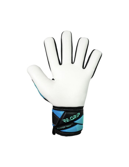 Rękawice bramkarskie reusch attrakt re:grip nc czarno-niebieskie 5670535 7272