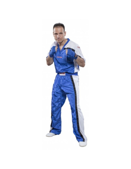 Bluza do pointfightingu top ten niebiesko-biała (zmiana ceny)
