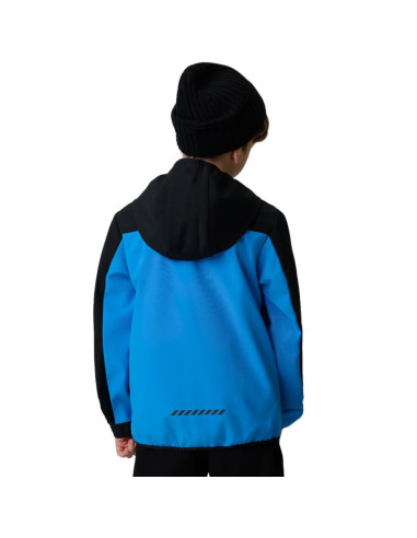 Kurtka dla chłopca softshell 4f m477 niebieska 4fjwss26tsofm477 33s